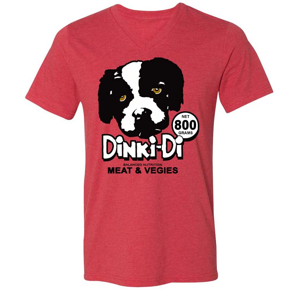 Unisex V-Neck T-Shirt - S1S8SM1U - Heather Red - 6