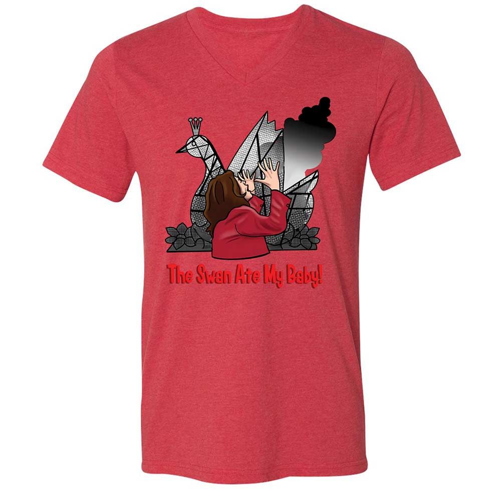 The Swan Ate My Baby - Heather Red - 6