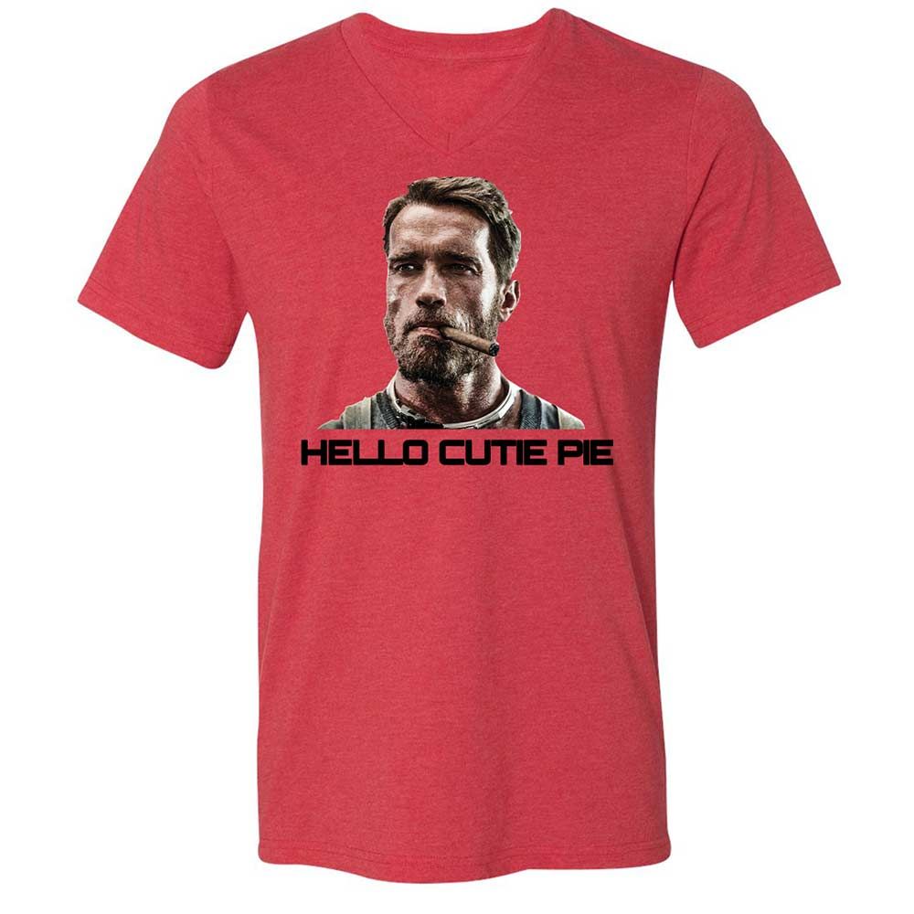 Hello Cutie Pie - Heather Red - 6