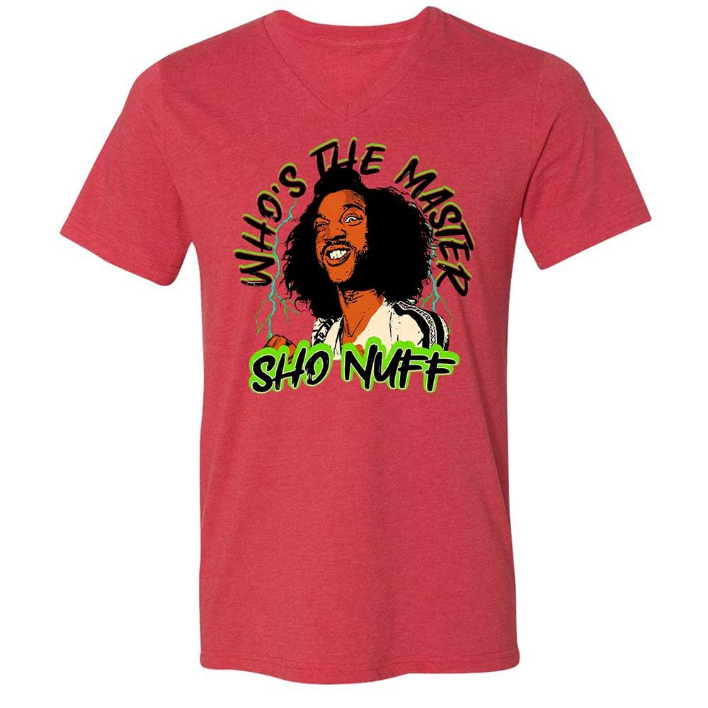 Unisex V-Neck T-Shirt - R6H8CX6T - Heather Red - 6