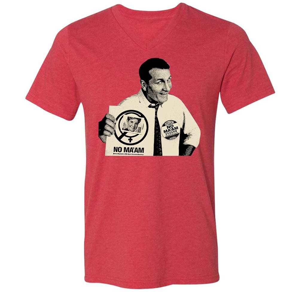 Unisex V-Neck T-Shirt - 8YFSE6ZV - Heather Red - 6