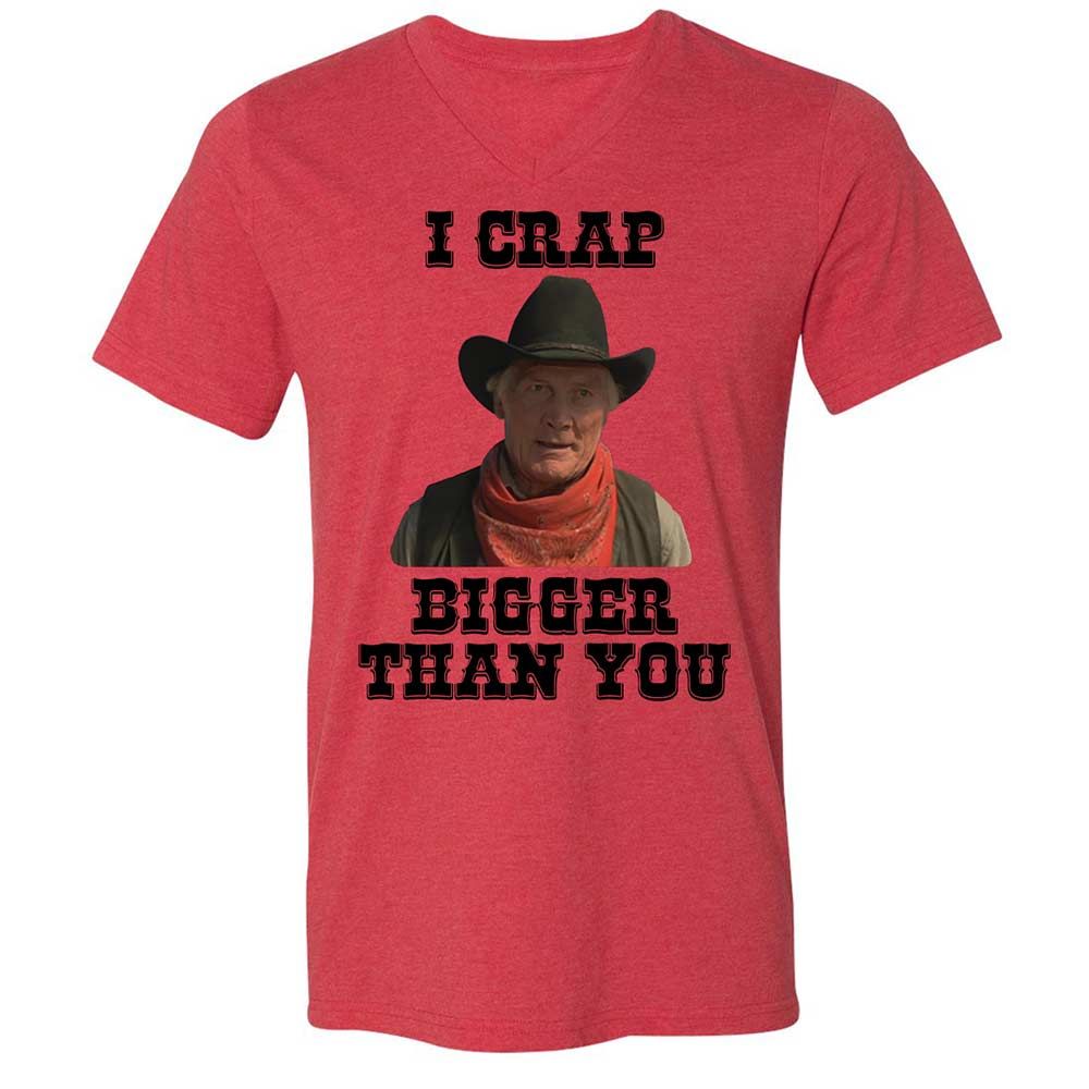 I Crap Bigger Than You - Heather Red - 6