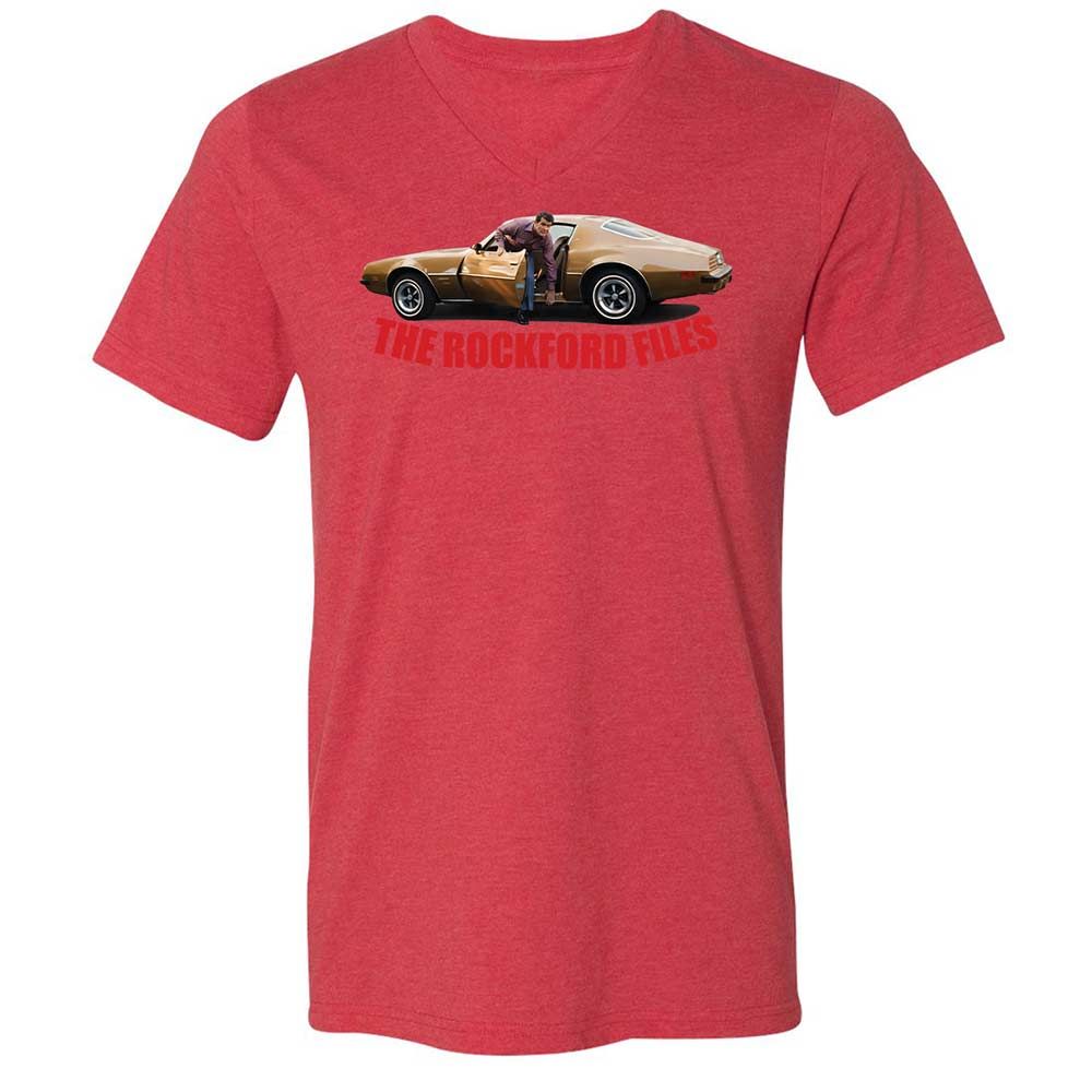 Unisex V-Neck T-Shirt - QSLY9VCD - Heather Red - 6