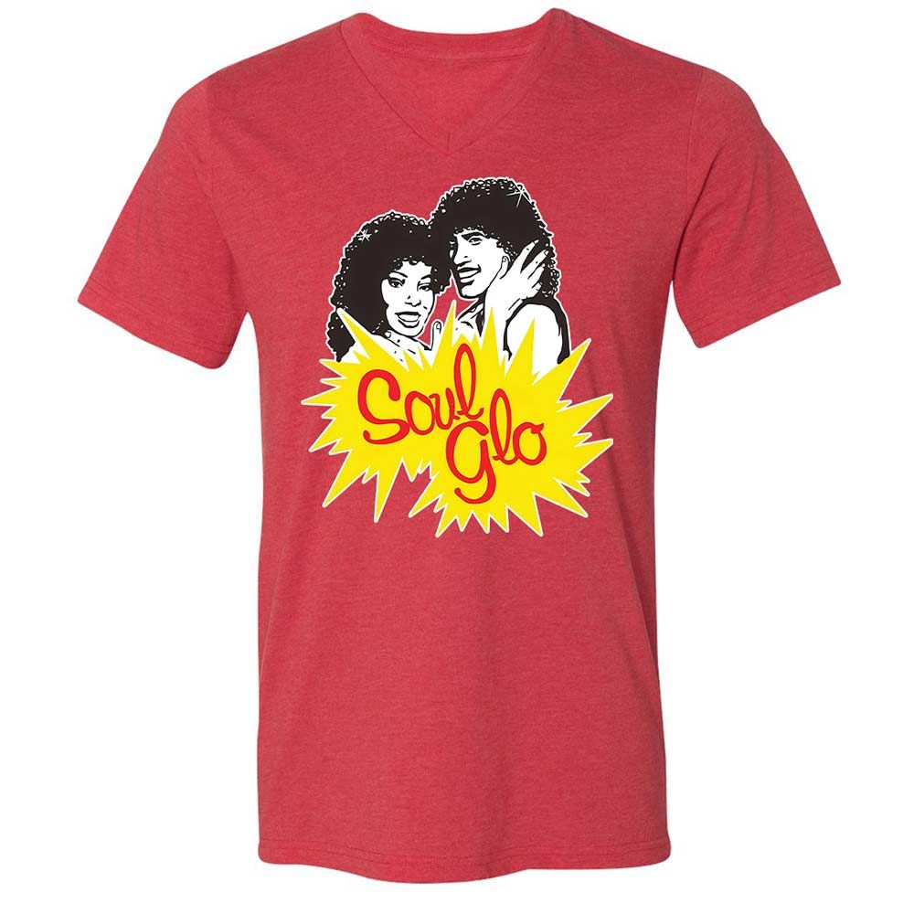 Unisex V-Neck T-Shirt - G96SR6VM - Heather Red - 6