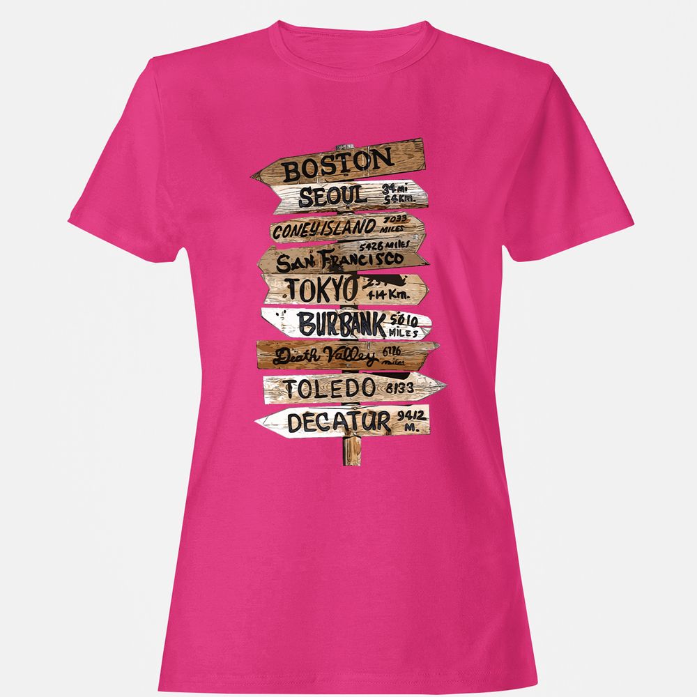 Women's T-Shirt - VGWEPE44 - Heliconia - 6