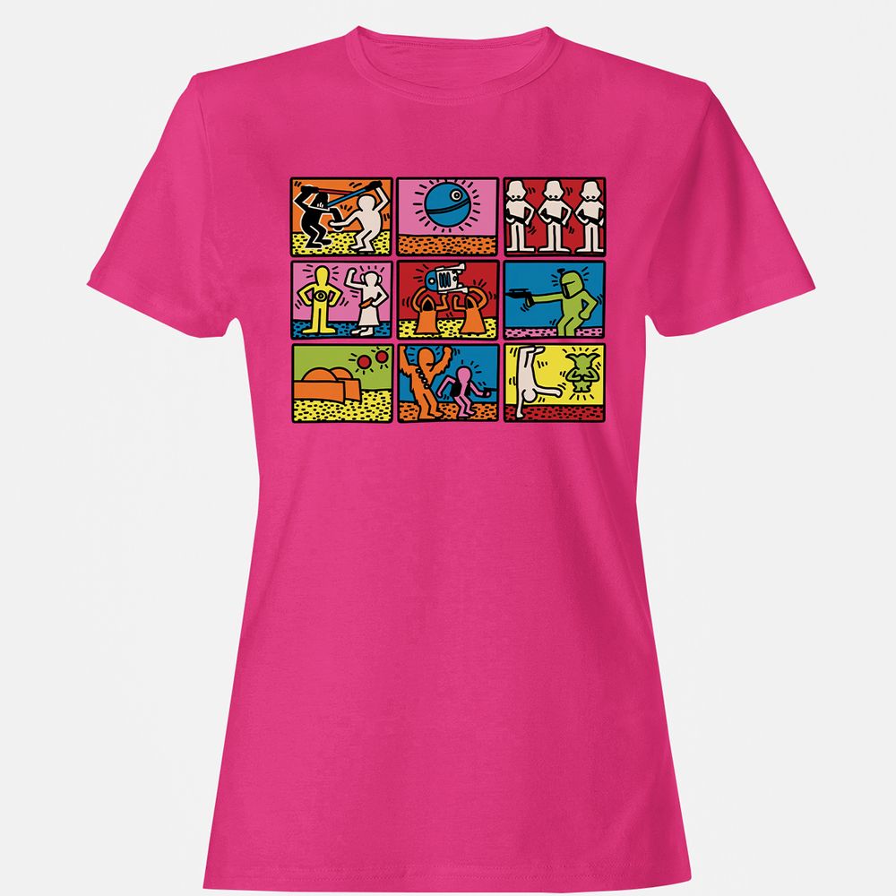 Women's T-Shirt - HD49GUQ4 - Heliconia - 6