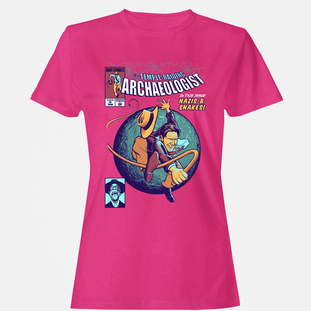 Women's T-Shirt - T7MQZX6J - Heliconia - 6