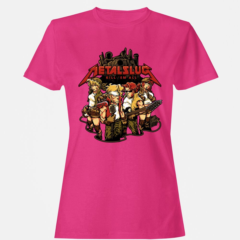 Women's T-Shirt - 6LNS31JZ - Heliconia - 6
