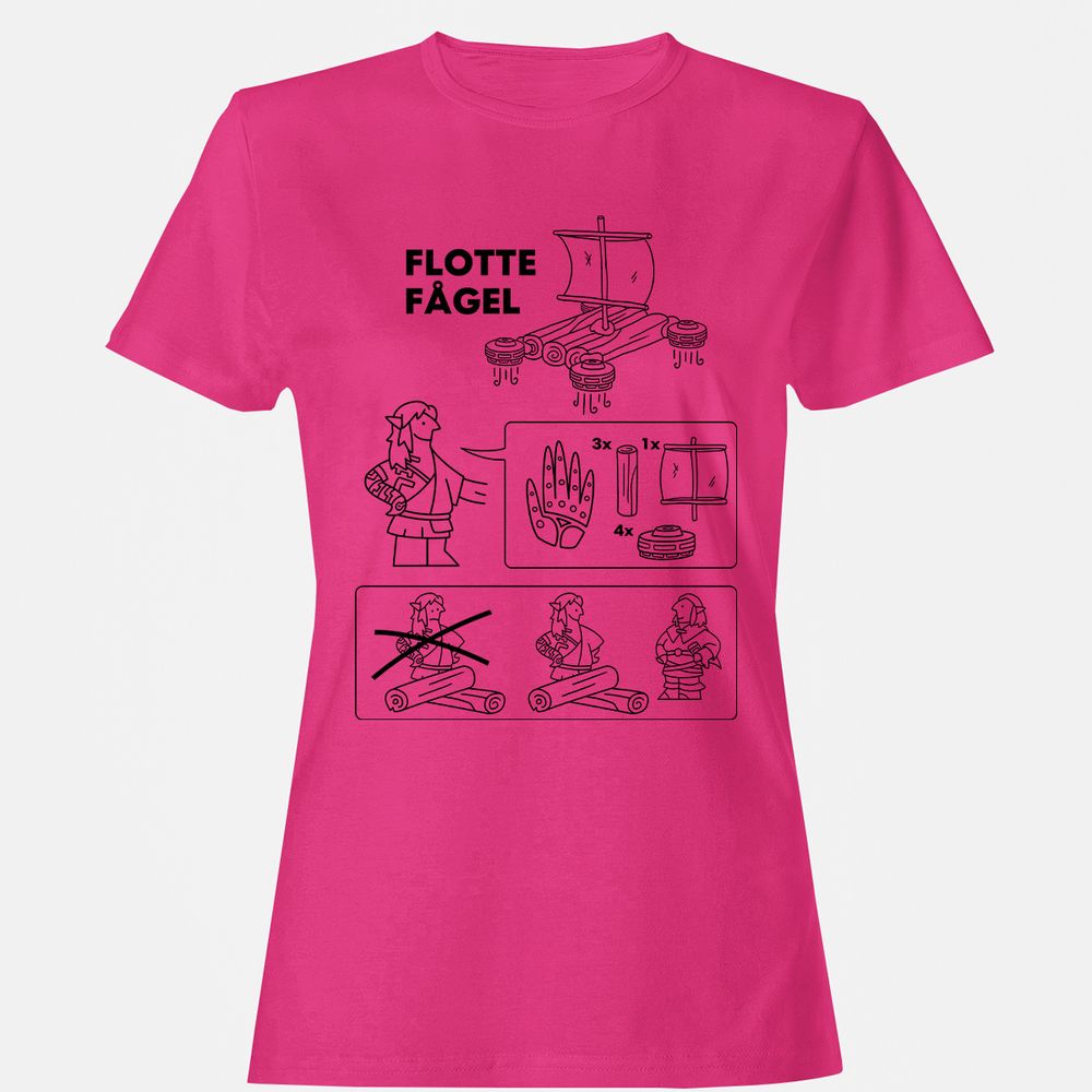 Women's T-Shirt - 3WZLPV9F - Heliconia - 6