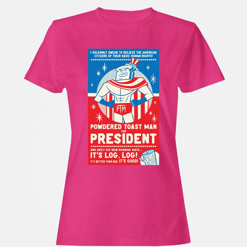 Women's T-Shirt - LVU3AWYQ - Heliconia - 6