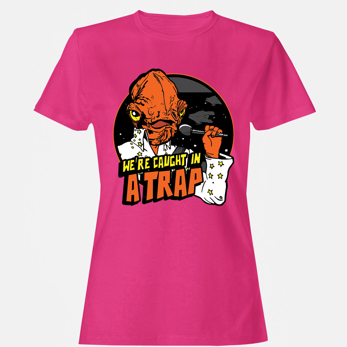 Women's T-Shirt - 7AVC4LGZ - Heliconia - 6