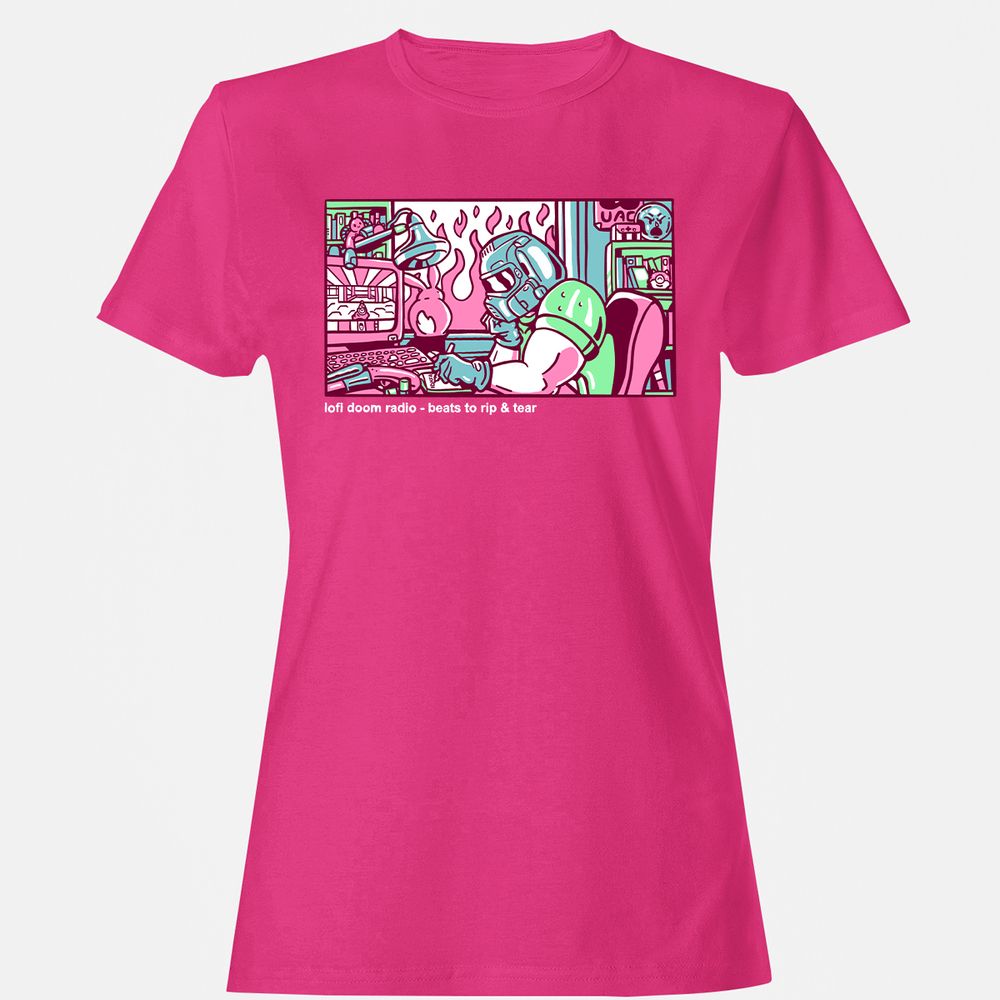 Women's T-Shirt - 3T1QUHZ9 - Heliconia - 6