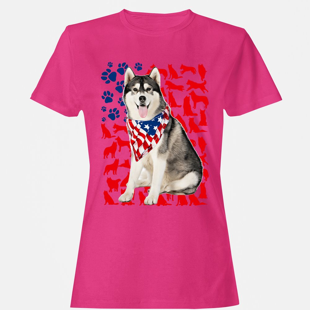 Women's T-Shirt - F6BKQ3DD - Heliconia - 6