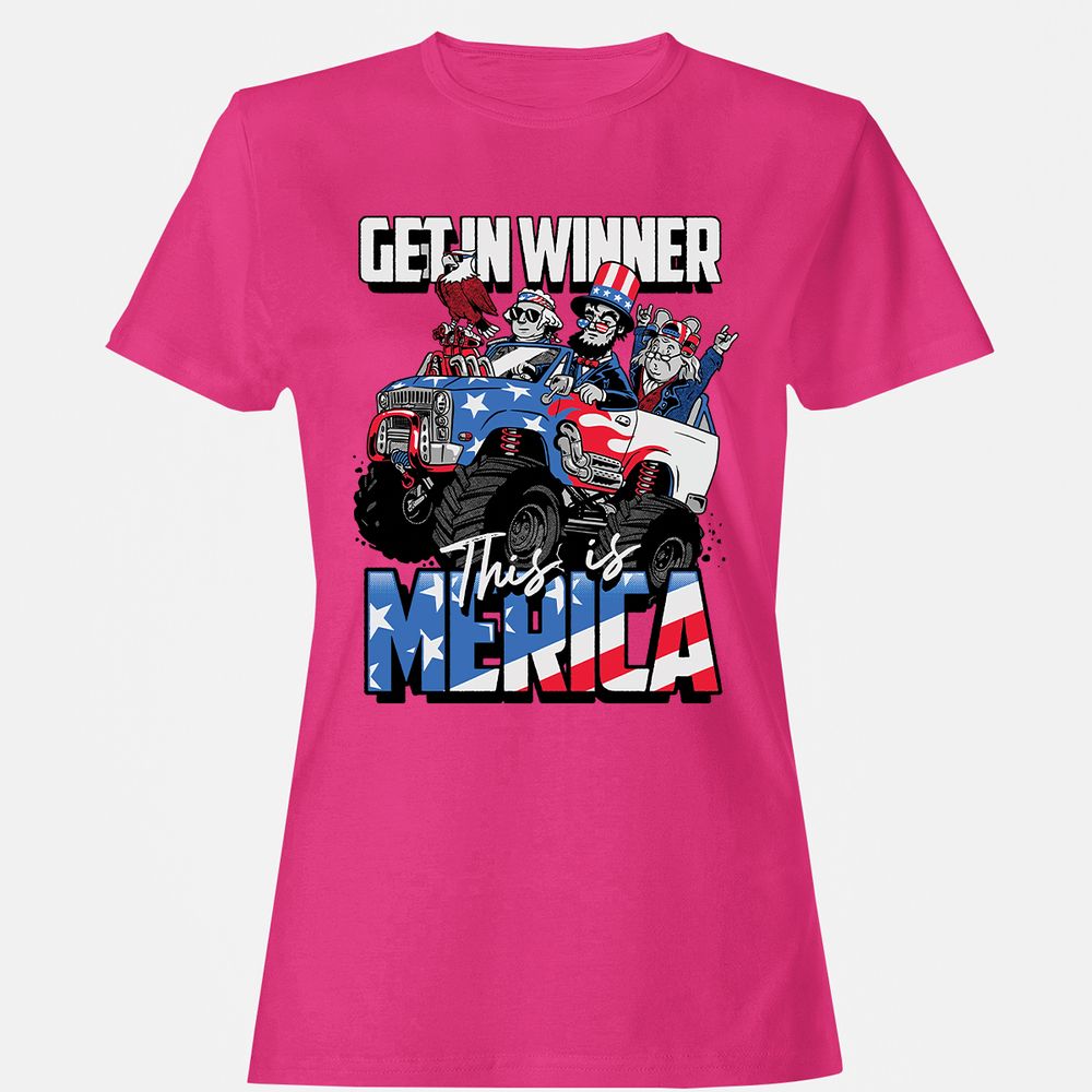 Women's T-Shirt - 8DZBFXCS - Heliconia - 6