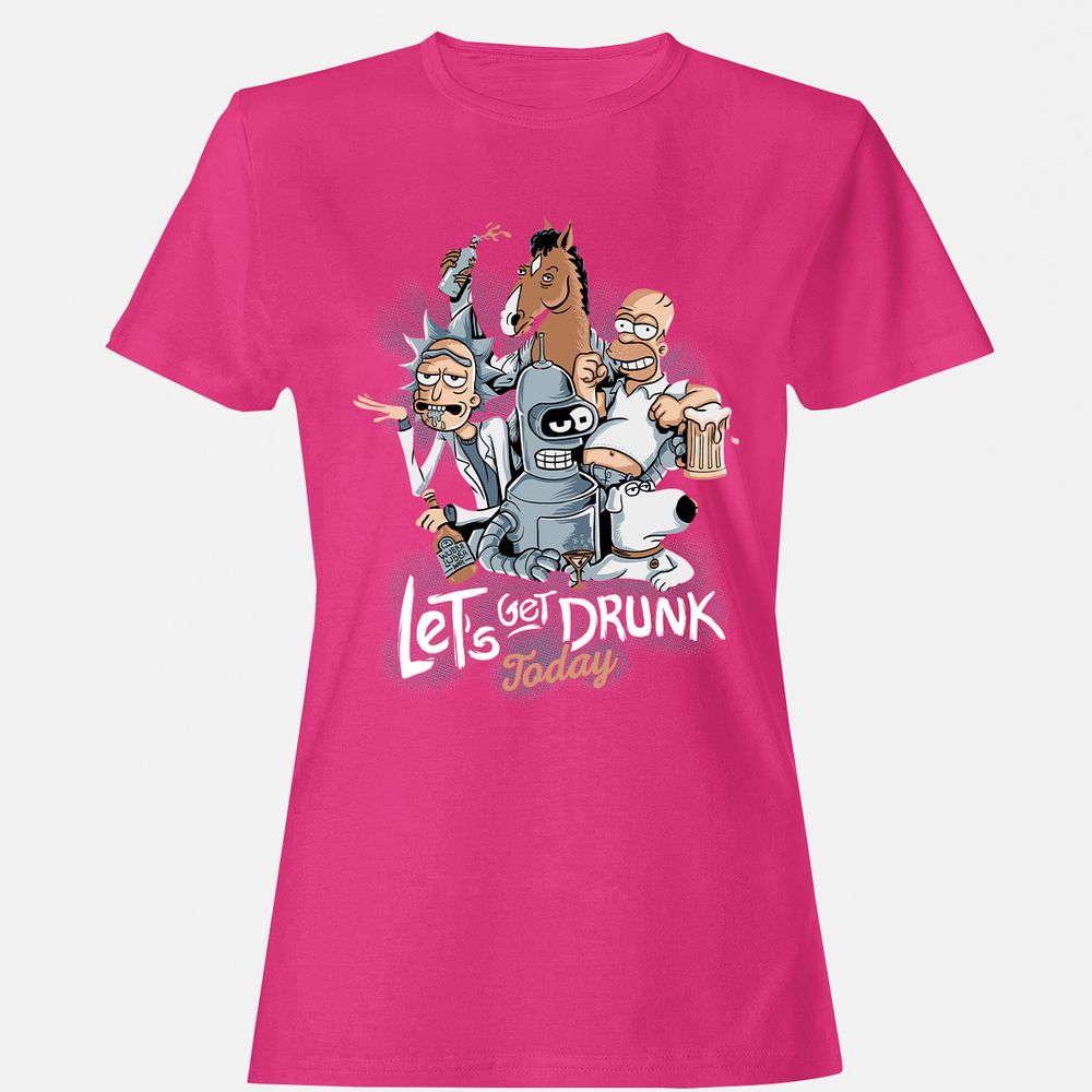 Women's T-Shirt - DHL9WV2K - Heliconia - 6