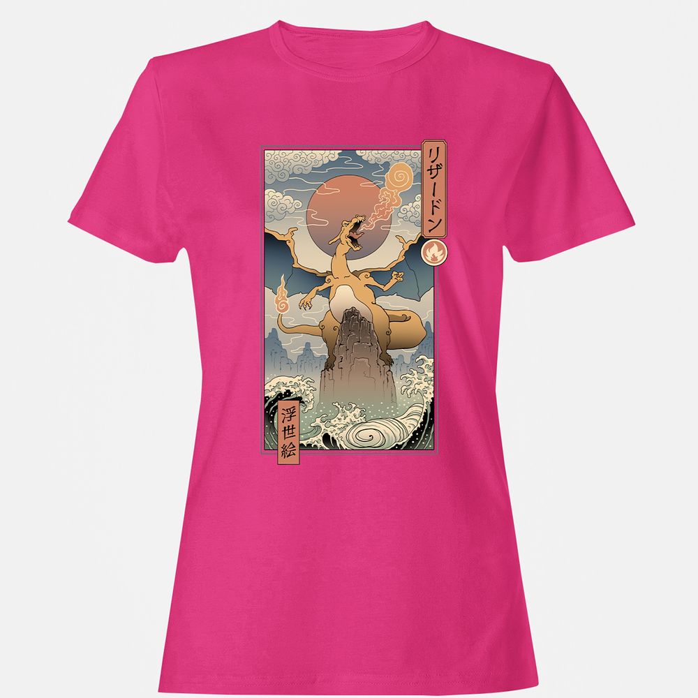 Women's T-Shirt - XNKDT5Y7 - Heliconia - 6
