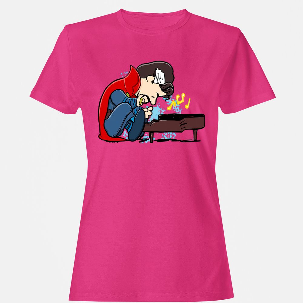 Women's T-Shirt - G9ZB8QBC - Heliconia - 6