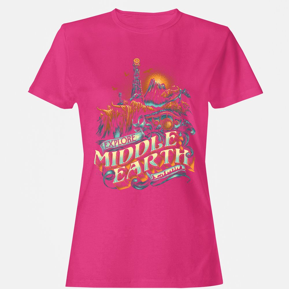 Women's T-Shirt - 9A3VMTK9 - Heliconia - 6