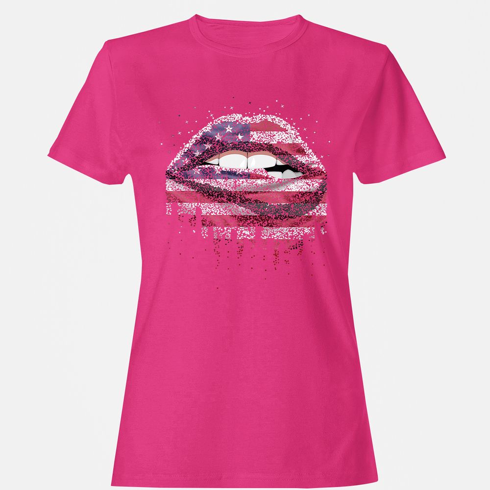 Women's T-Shirt - Y9HYQBZR - Heliconia - 6