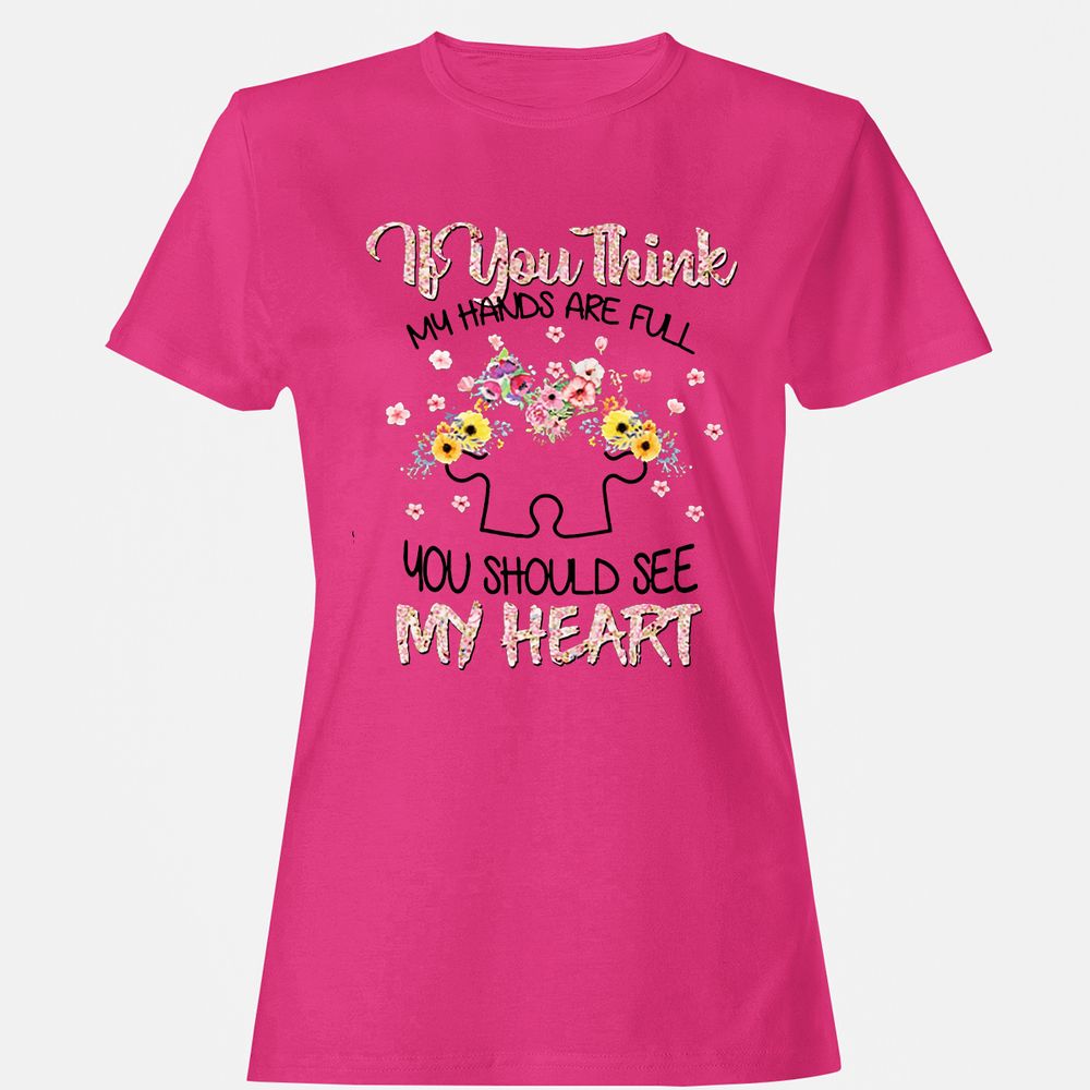 Women's T-Shirt - 1KYVQDDQ - Heliconia - 6