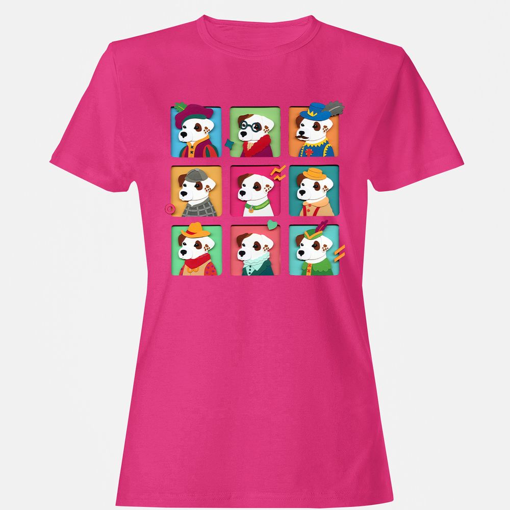Women's T-Shirt - 916FX9DK - Heliconia - 6