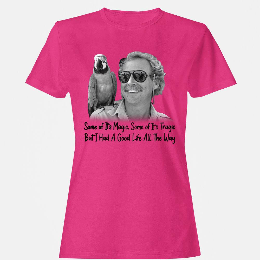 Women's T-Shirt - B5YGJ9PZ - Heliconia - 6