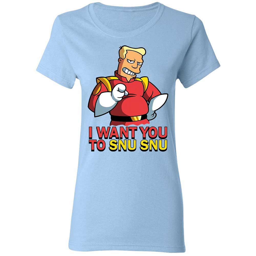 Women's T-Shirt - S4QG8ZQA - Light Blue - 6