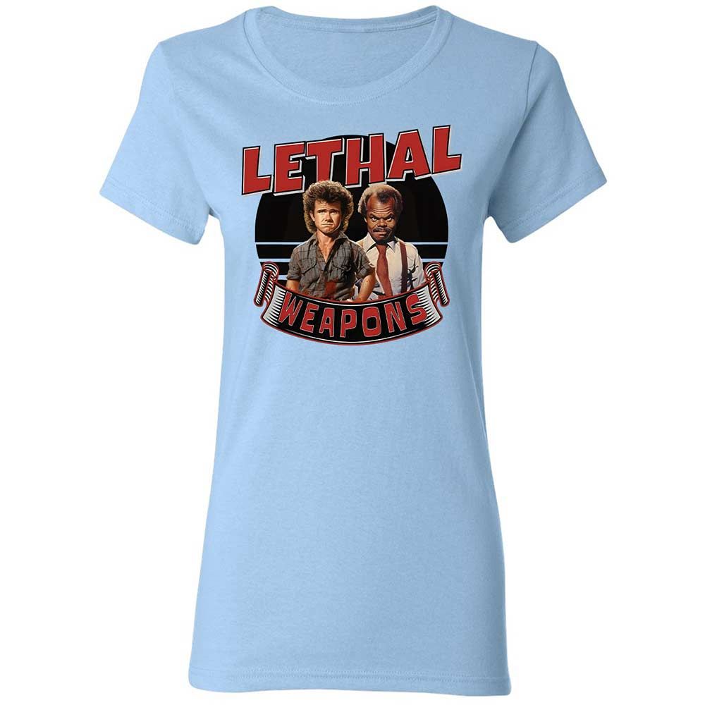 Women's T-Shirt - LY6LW5XB - Light Blue - 6