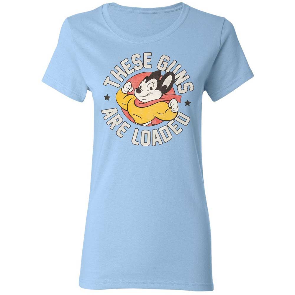 Women's T-Shirt - 88ZWY3RC - Light Blue - 6