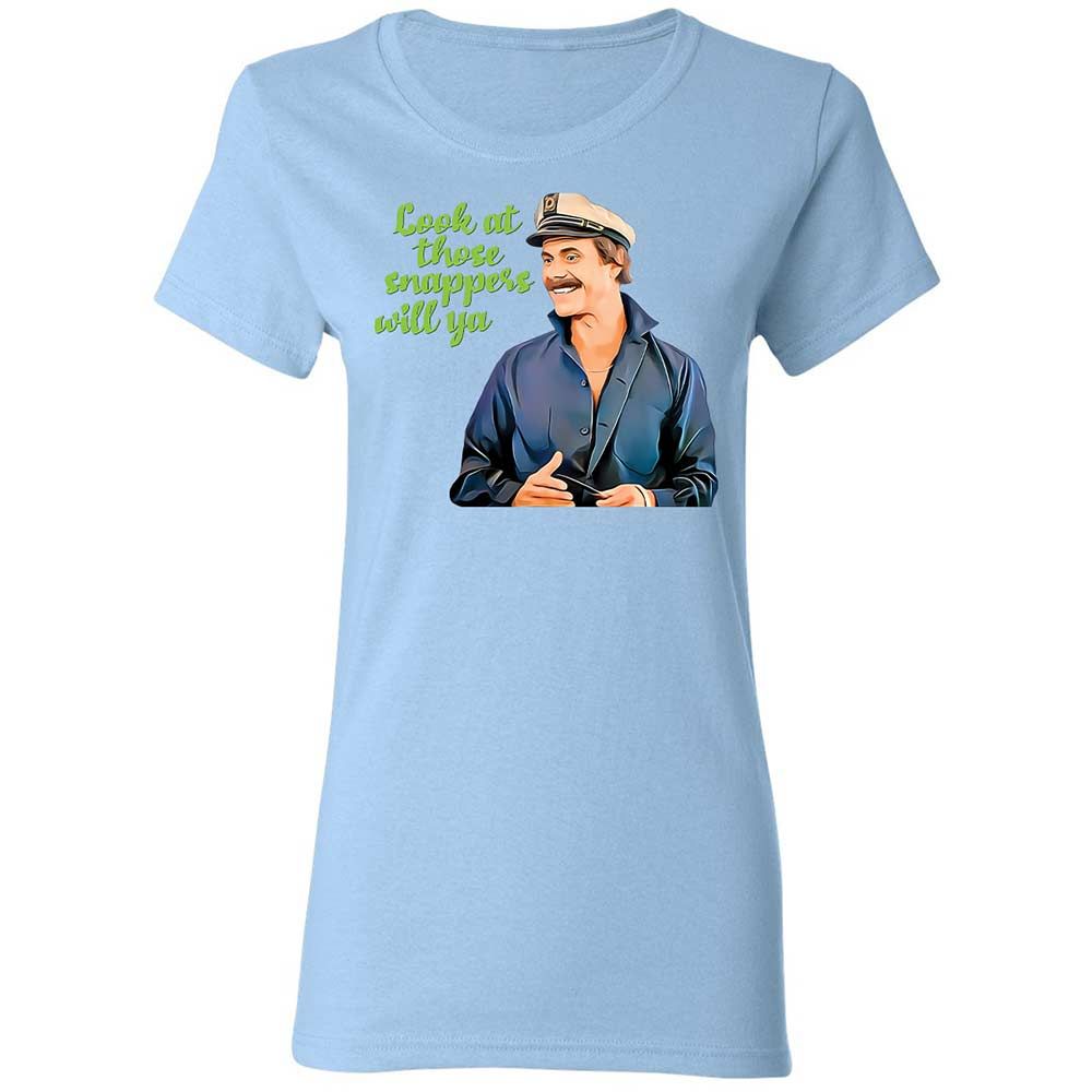 Women's T-Shirt - F1H9BQP3 - Light Blue - 6
