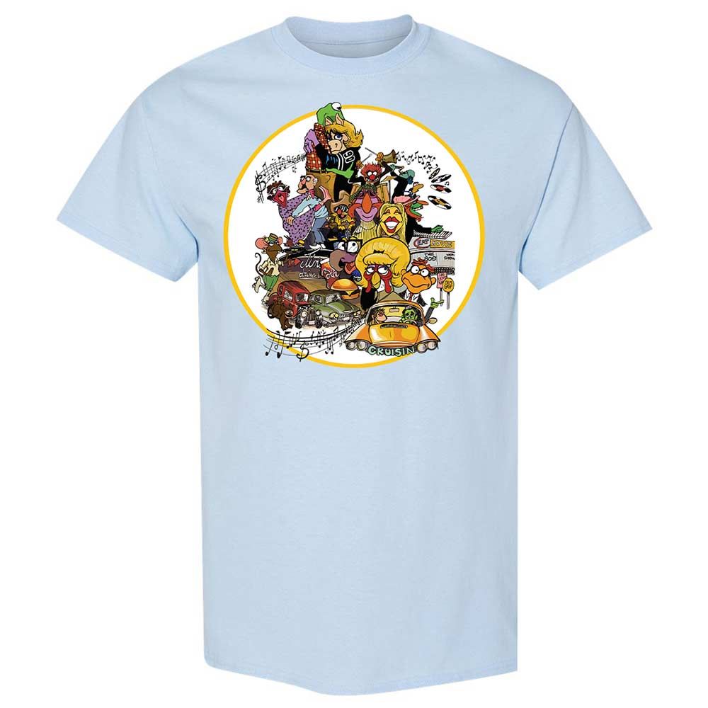 Muppet Graffiti - Light Blue - 6