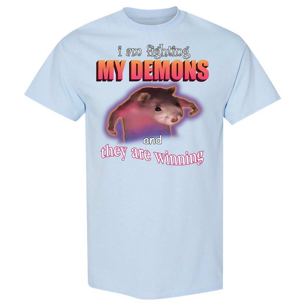 I'm fighting my demons - Light Blue - 6