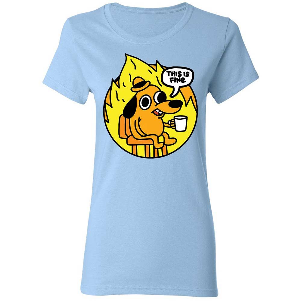 This is Fine - Light Blue - 6