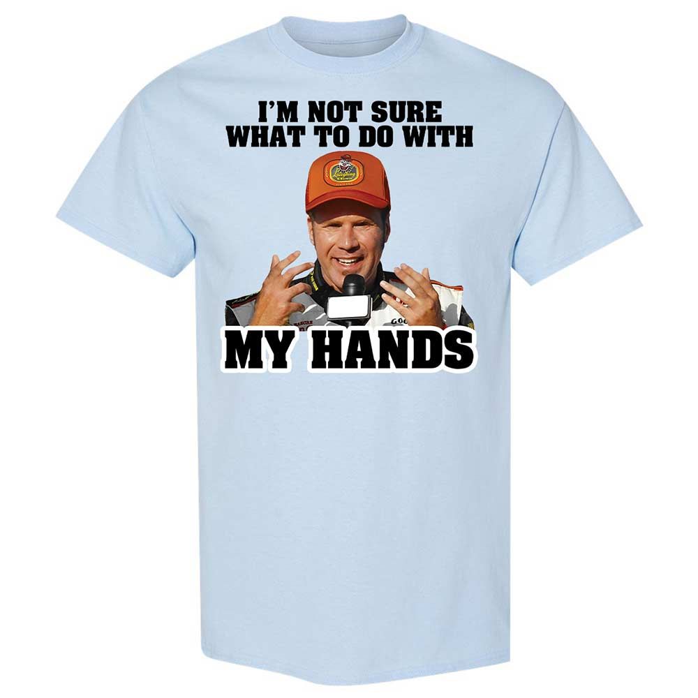 I'm Not Sure What To Do With My Hands - Light Blue - 6
