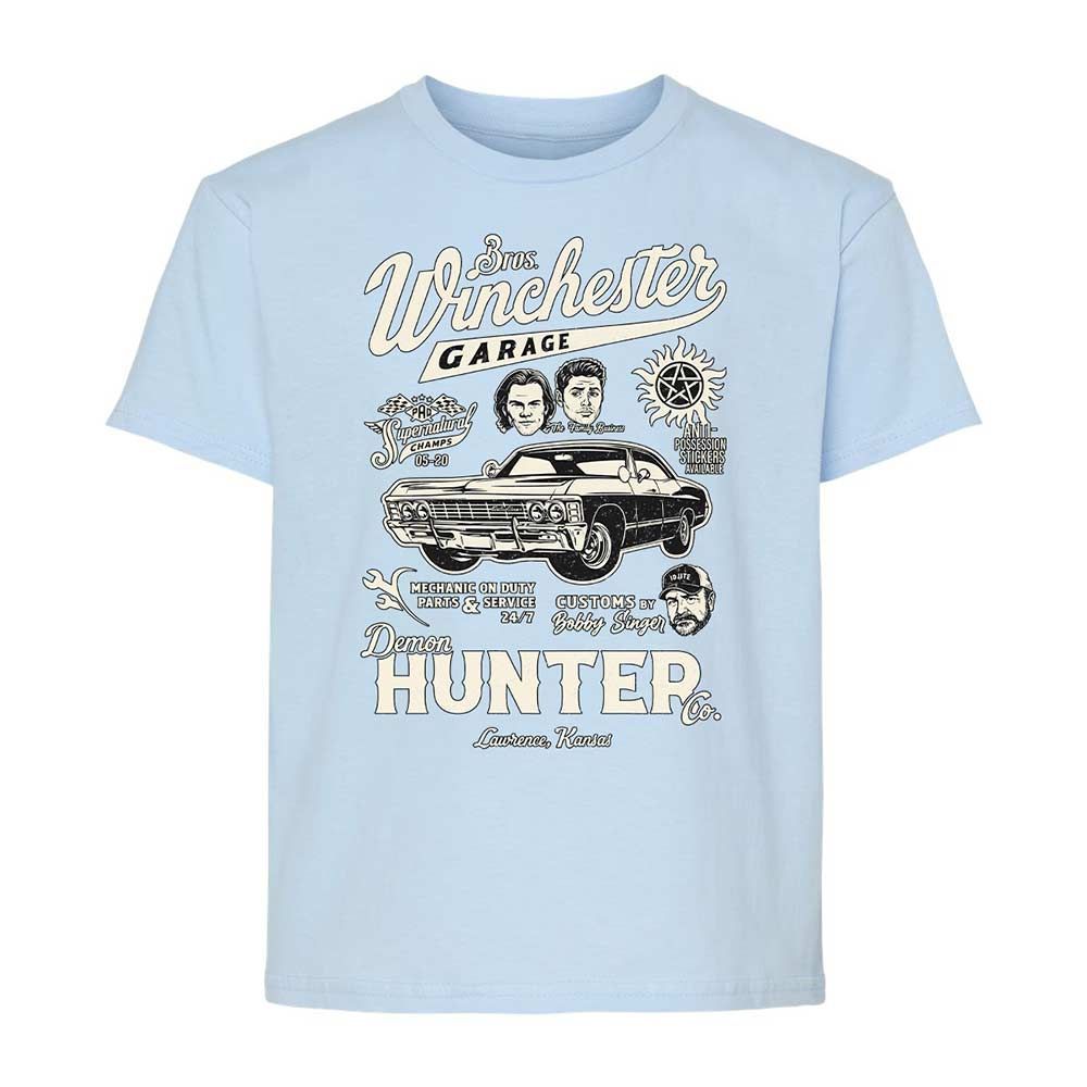 Kids T-Shirt - G9L8YTZV - Light Blue - 6
