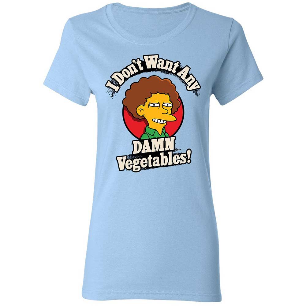 I Don't Want Any Damn Vegetables! - Light Blue - 6