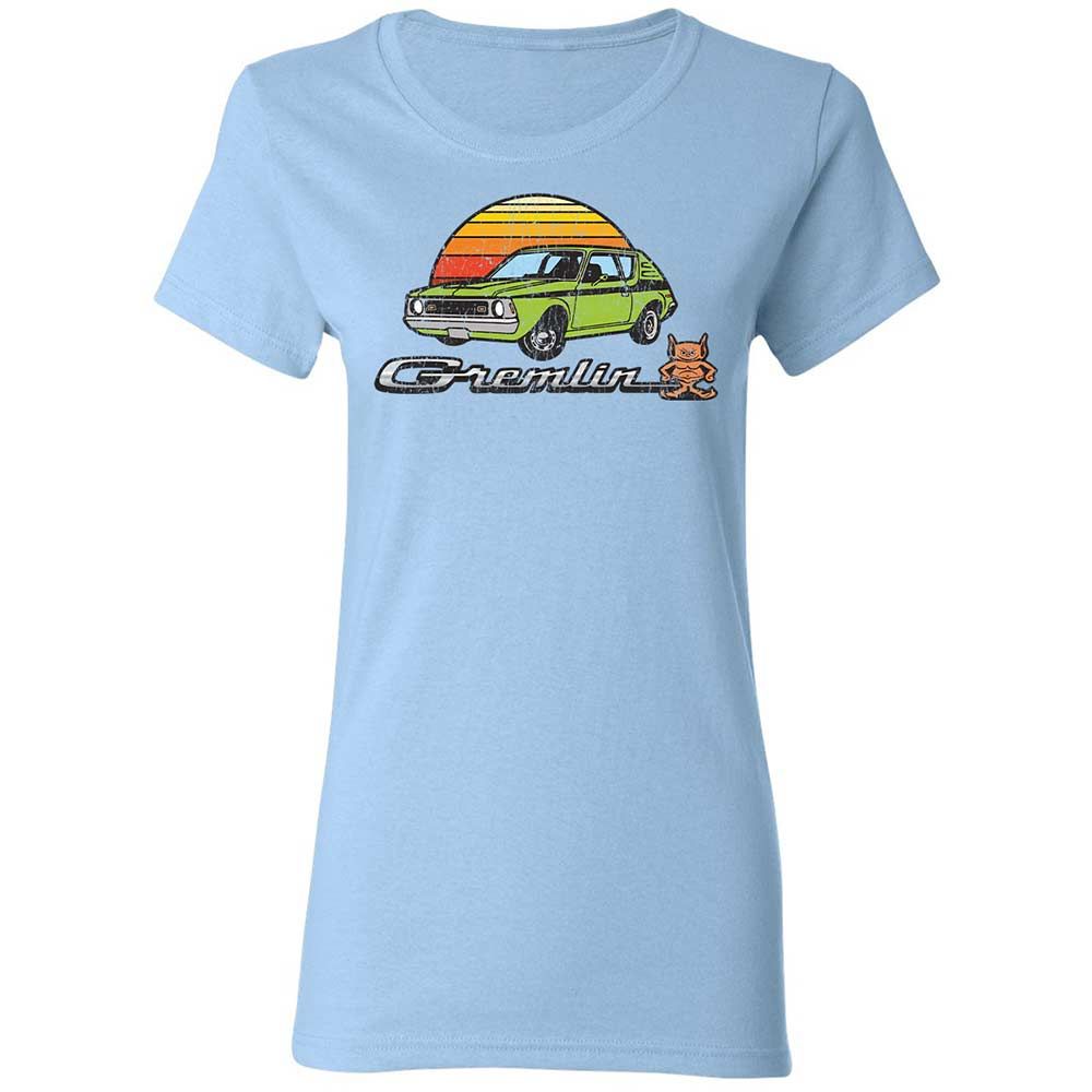 Women's T-Shirt - QVPV3AQR - Light Blue - 6