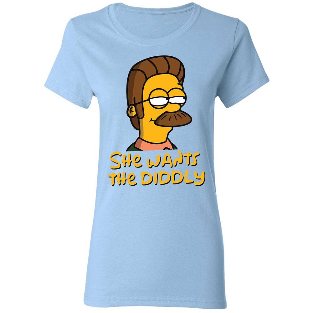 She Wants The Diddly - Light Blue - 6