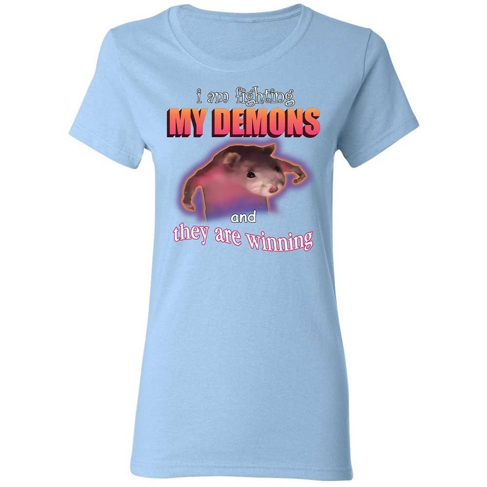 I'm fighting my demons - Light Blue - 6