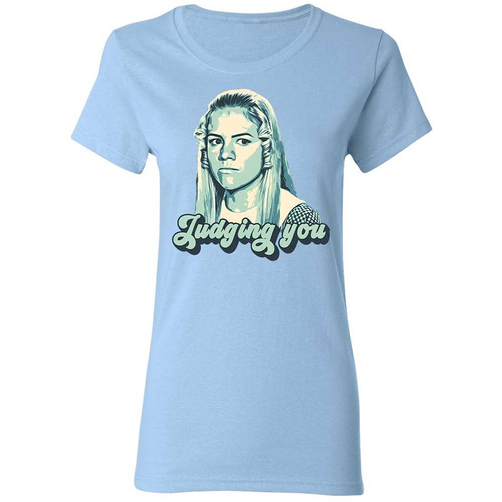 Women's T-Shirt - 6ZBQZAQ4 - Light Blue - 6
