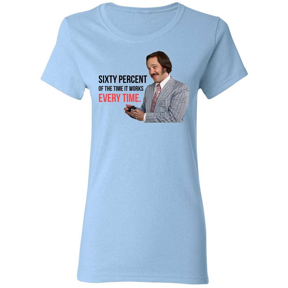 Women's T-Shirt - 871B9KUT - Light Blue - 6