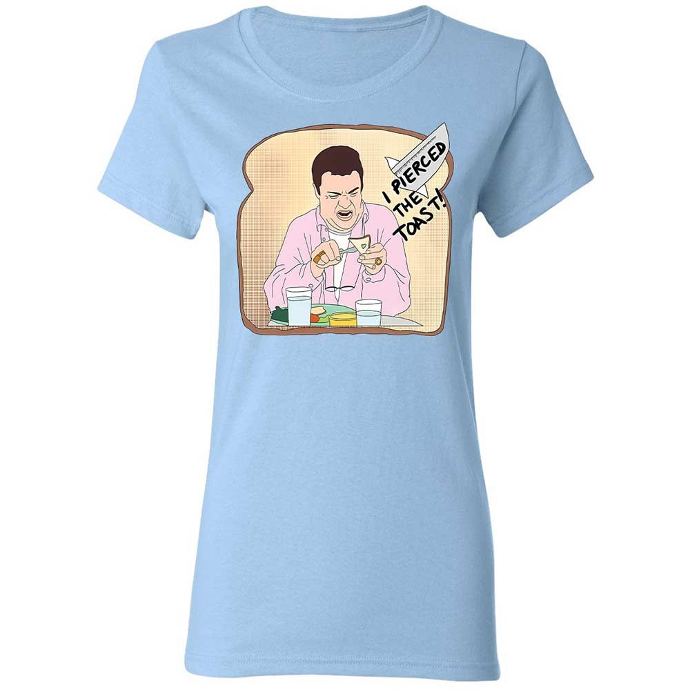 Women's T-Shirt - HZX1GEBY - Light Blue - 6