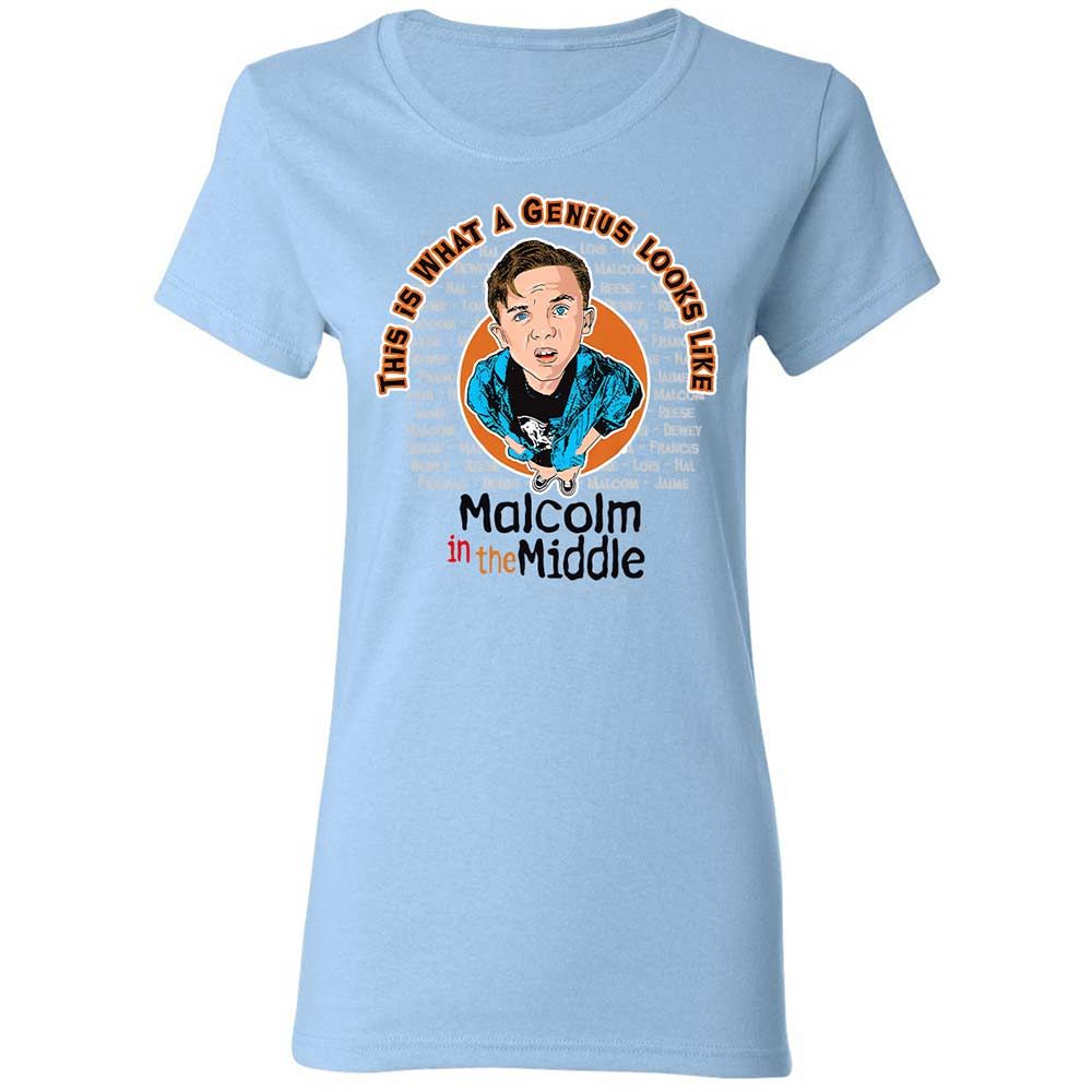 Women's T-Shirt - 2XF6UQRQ - Light Blue - 6