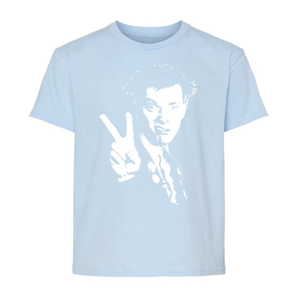 Kids T-Shirt - Black - Light Blue - 6