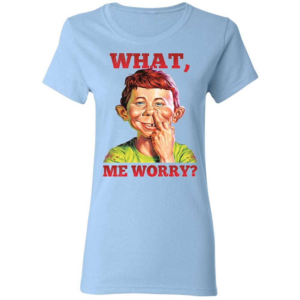 Women's T-Shirt - C6L7ZK68 - Light Blue - 6