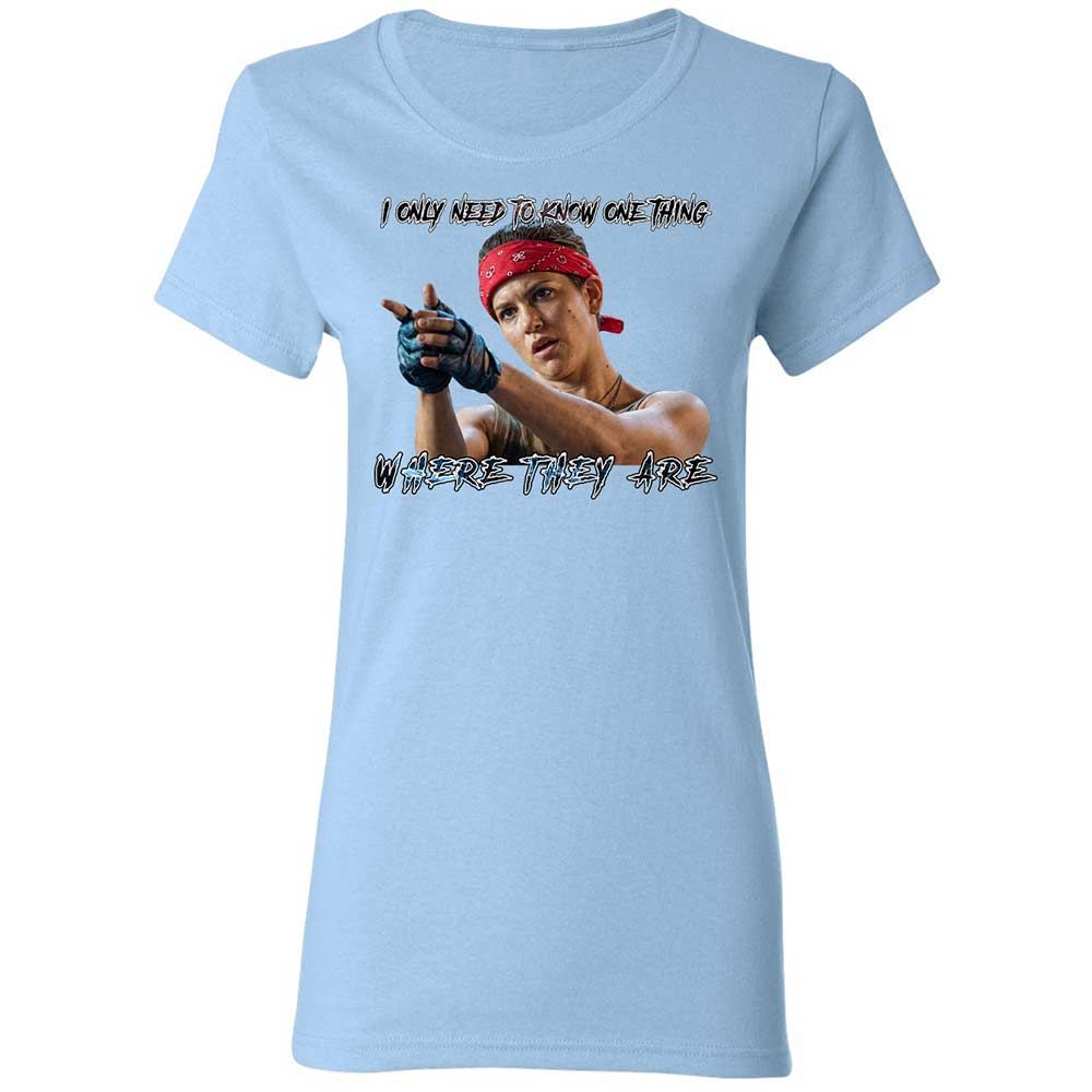 Women's T-Shirt - JXKMGJTD - Light Blue - 6