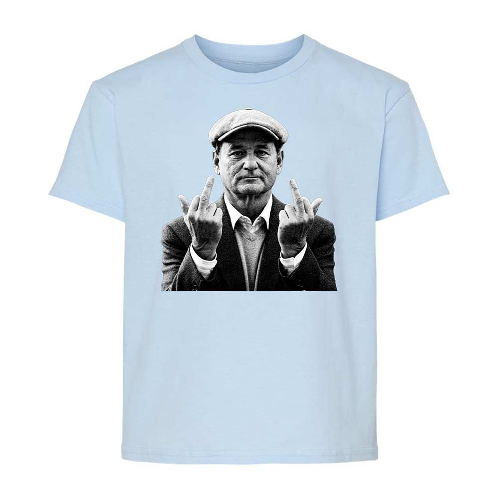 Bill Murray Middle Finger - Light Blue - 6