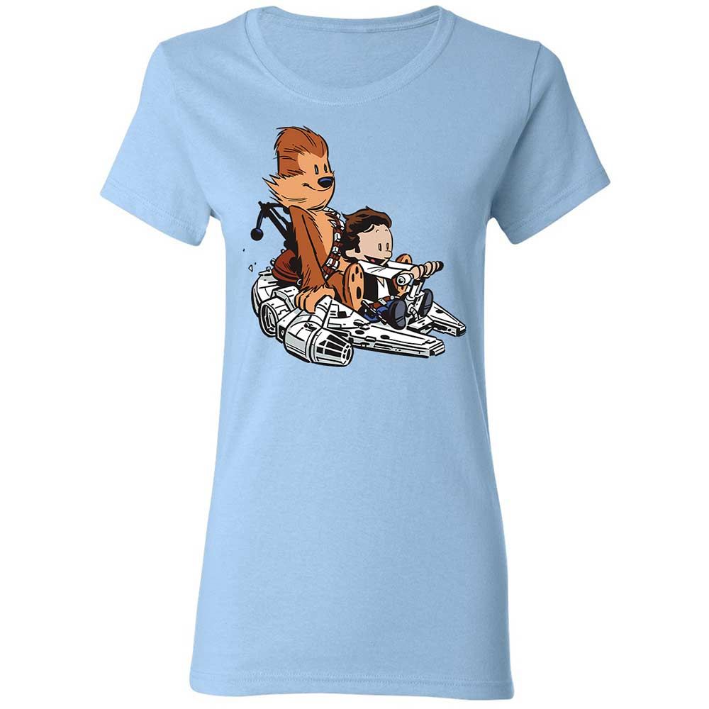Han and Chewie - Light Blue - 6