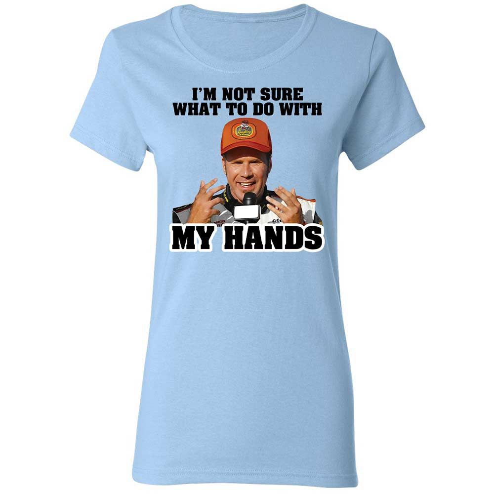 I'm Not Sure What To Do With My Hands - Light Blue - 6