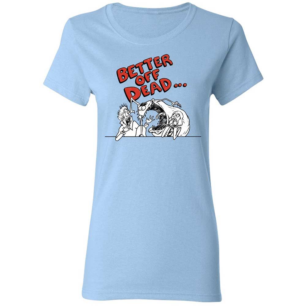 Women's T-Shirt - DKJZVXQC - Light Blue - 6